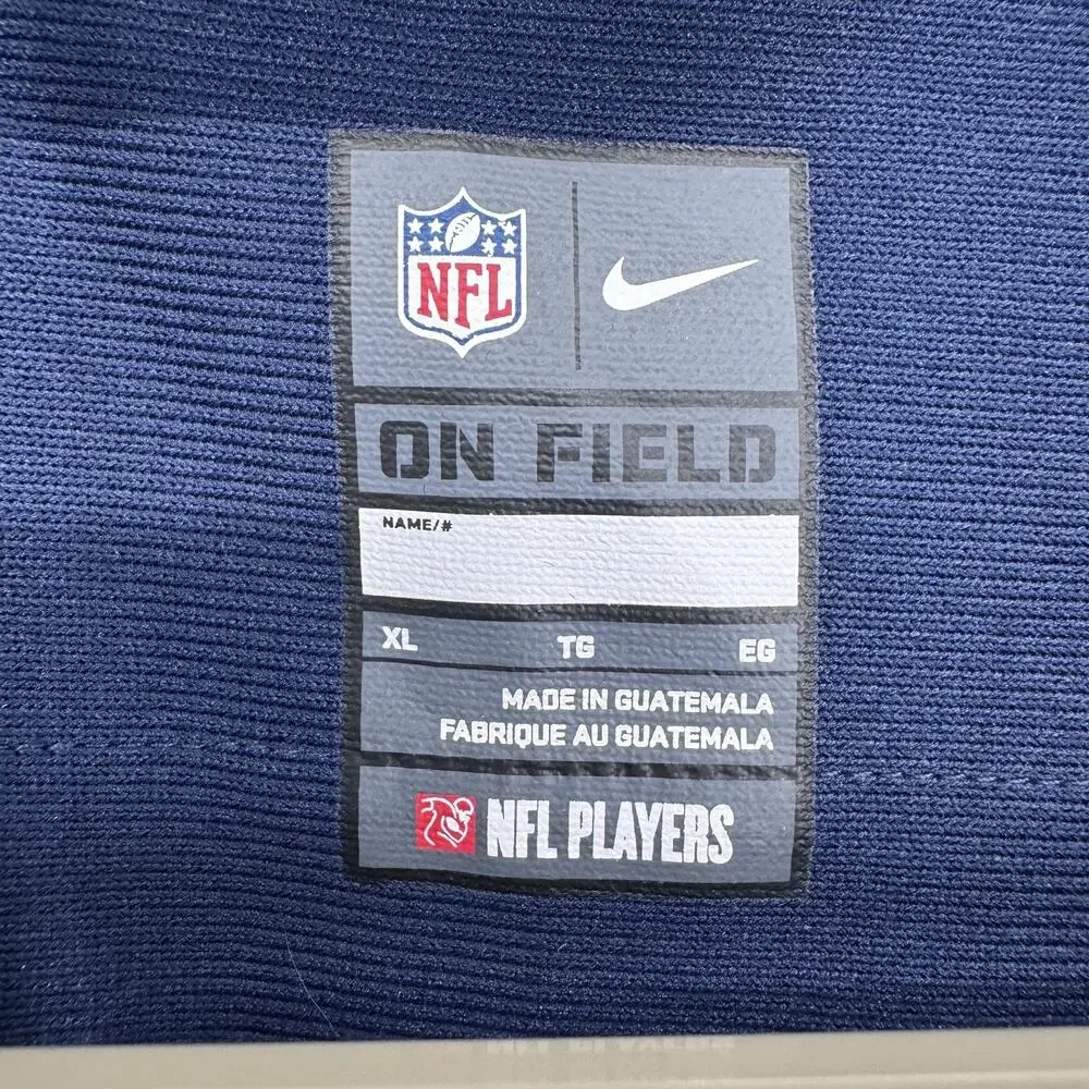 Seattle Seahawks Jersey Womens XL Navy Blue NFL Football‎ Nike Russell Wilson 3